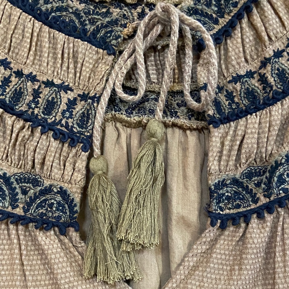 Free People Erin Embroidered Mini Dress - Picture 5 of 10